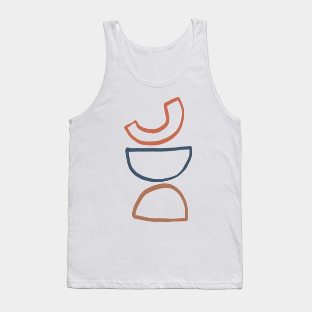 Geometric Shape Stack Tank Top by StylishTayla